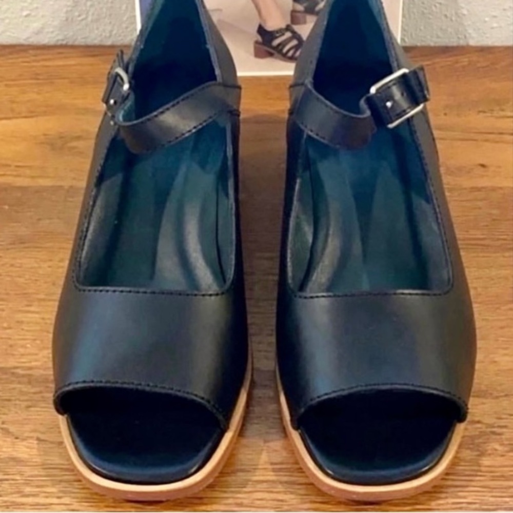 WILDER NIB Constance block heel peep-toe Mary Jane size 11 $49